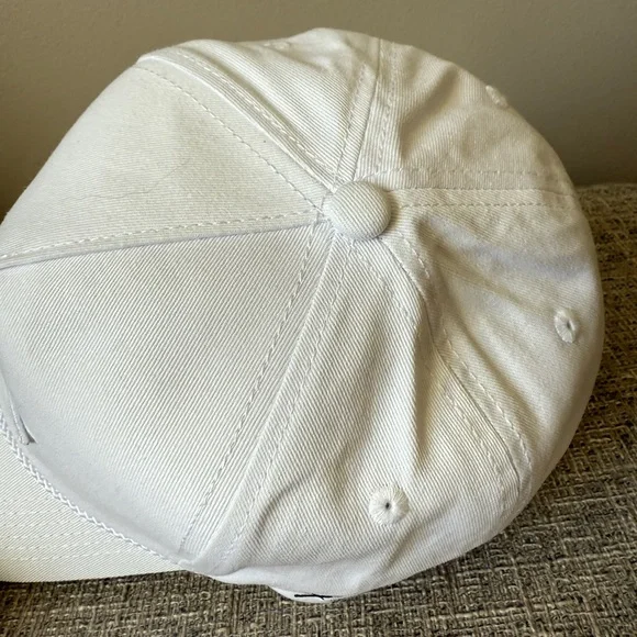 White Baseball Cap with Logo - Picture 7 of 10